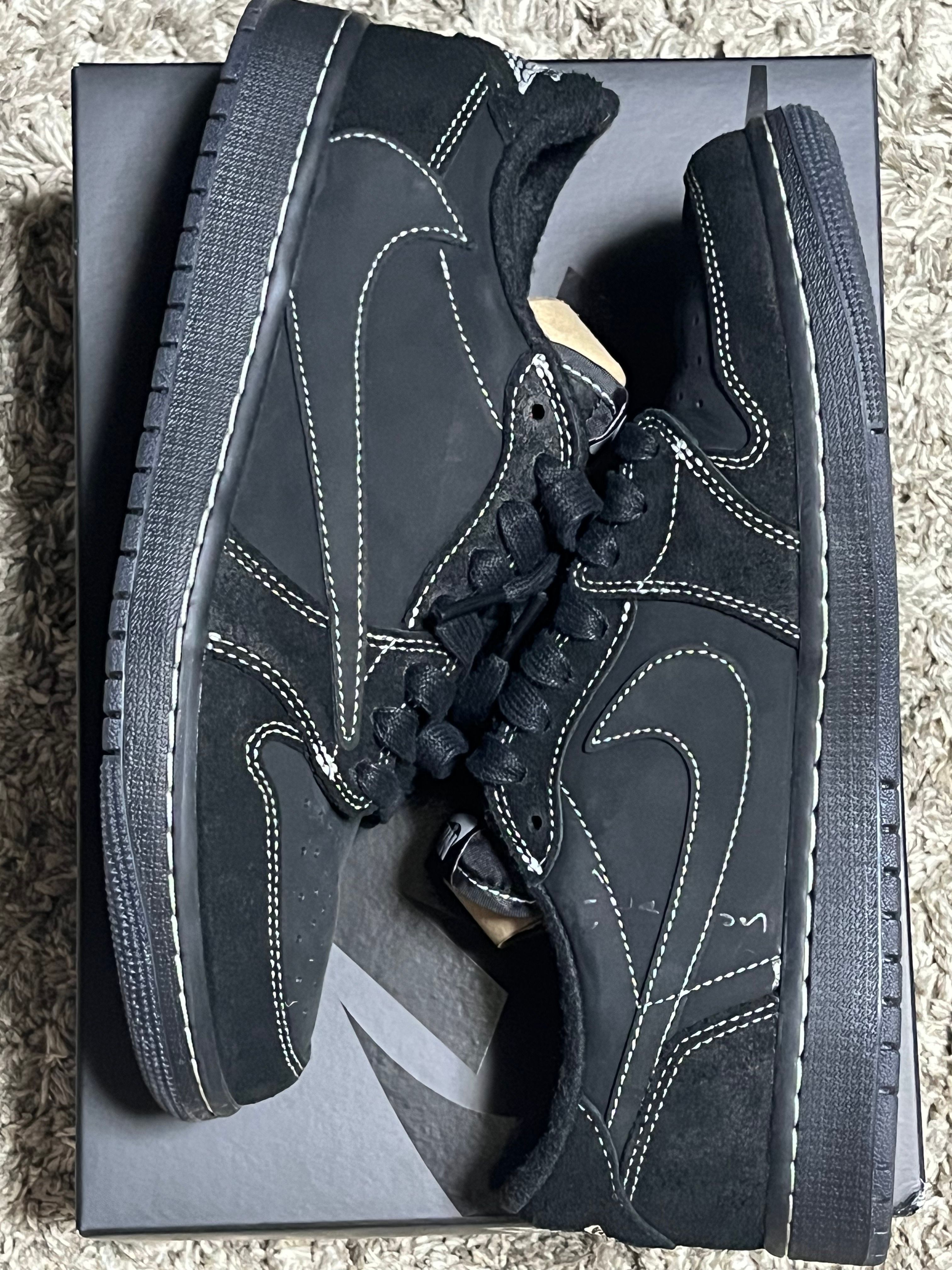 Travis Scott × Nike Air Jordan 1 Low OG SP "Black Phantom"