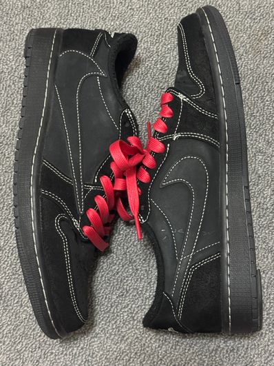 Travis Scott × Nike Air Jordan 1 Low OG SP "Black Phantom"