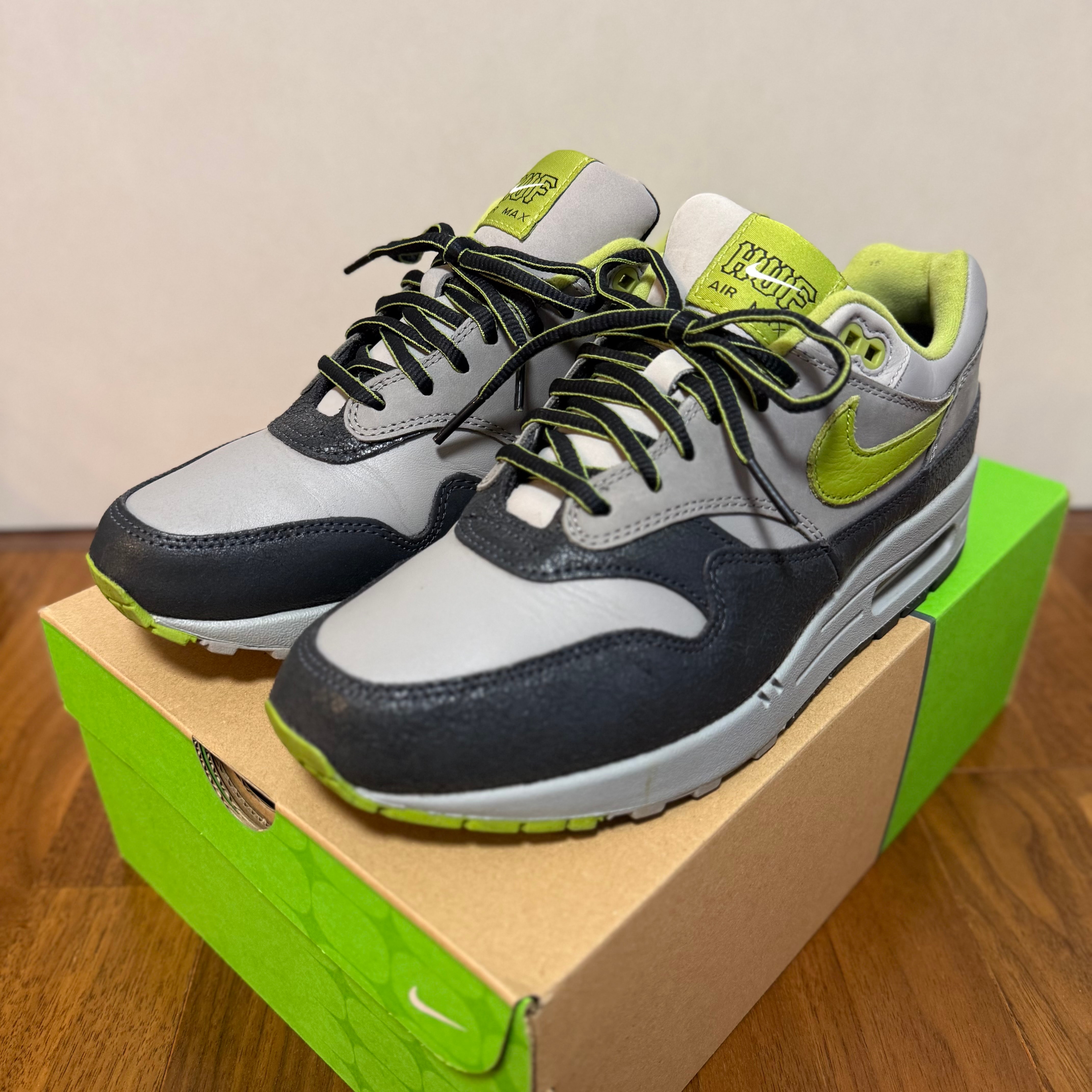 HUF × Nike Air Max 1 "Anthracite and Medium Grey"