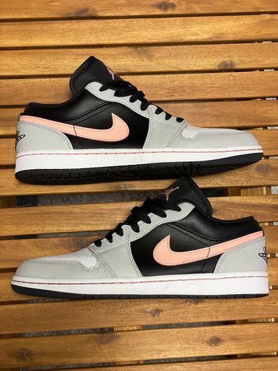 Nike Air Jordan 1 Low "Grey/Black/Pink"