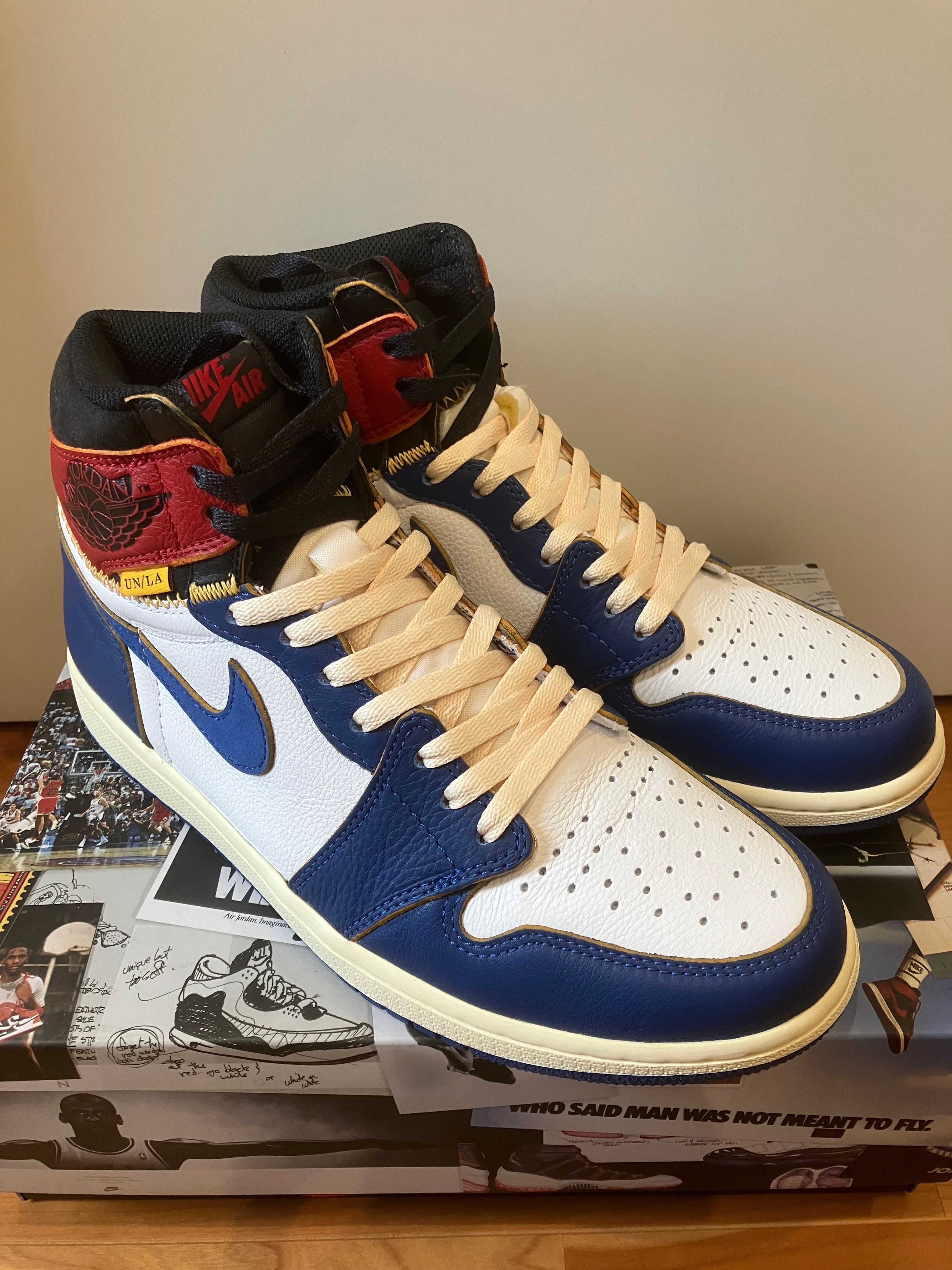 Union × Nike Air Jordan 1 Retro High OG NRG "Storm Blue/Varsity Red"