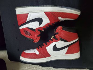 Spiderman × Nike Air Jordan 1 Origin Story "Gym Red/White/Photo Blue/Black"