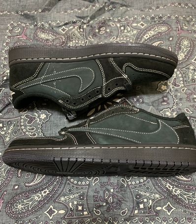 Travis Scott × Nike Air Jordan 1 Low OG SP "Black Phantom"