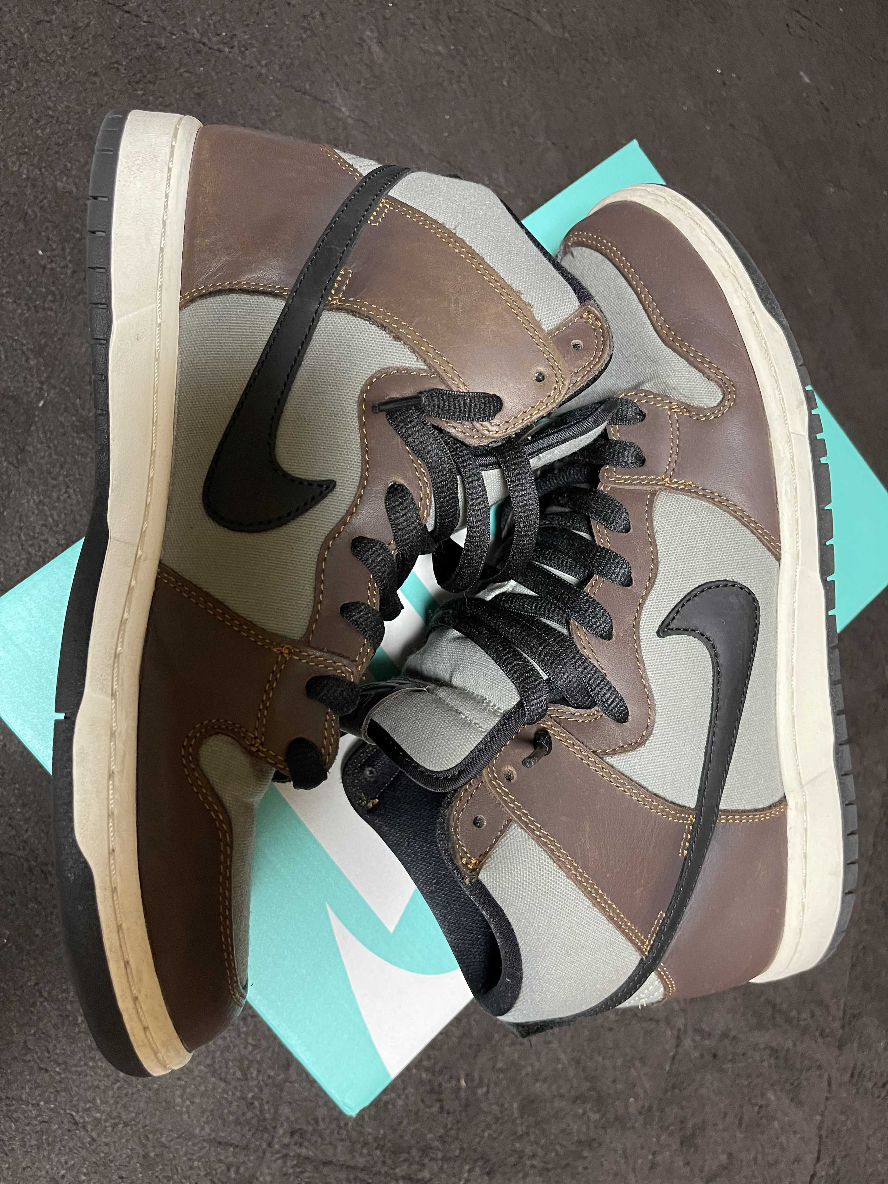Nike SB Dunk High Pro "Baroque Brown/Black-Brun"