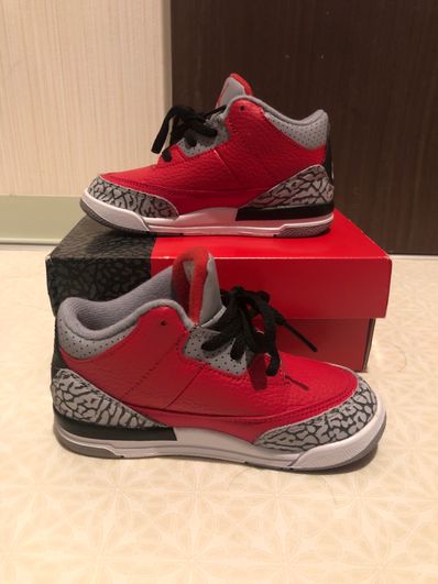 Nike TD Air Jordan 3 Retro SE "Fire Red"