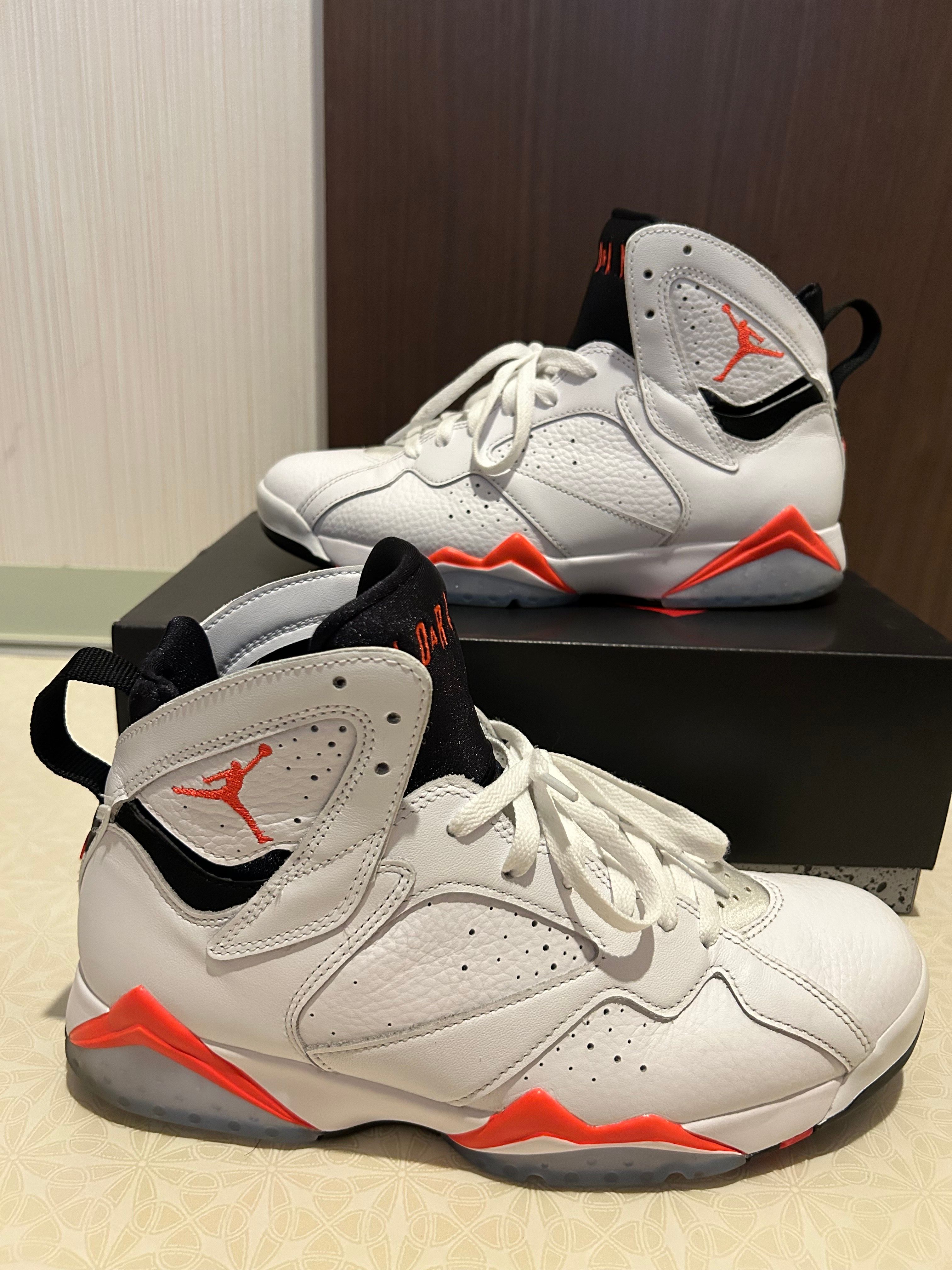 新品　エアジョーダン　Air Jordan 7 ホワイト/レッド/ブラック　25 国内6月30日発売予定】ナイキ エアジョーダン 7 レトロ