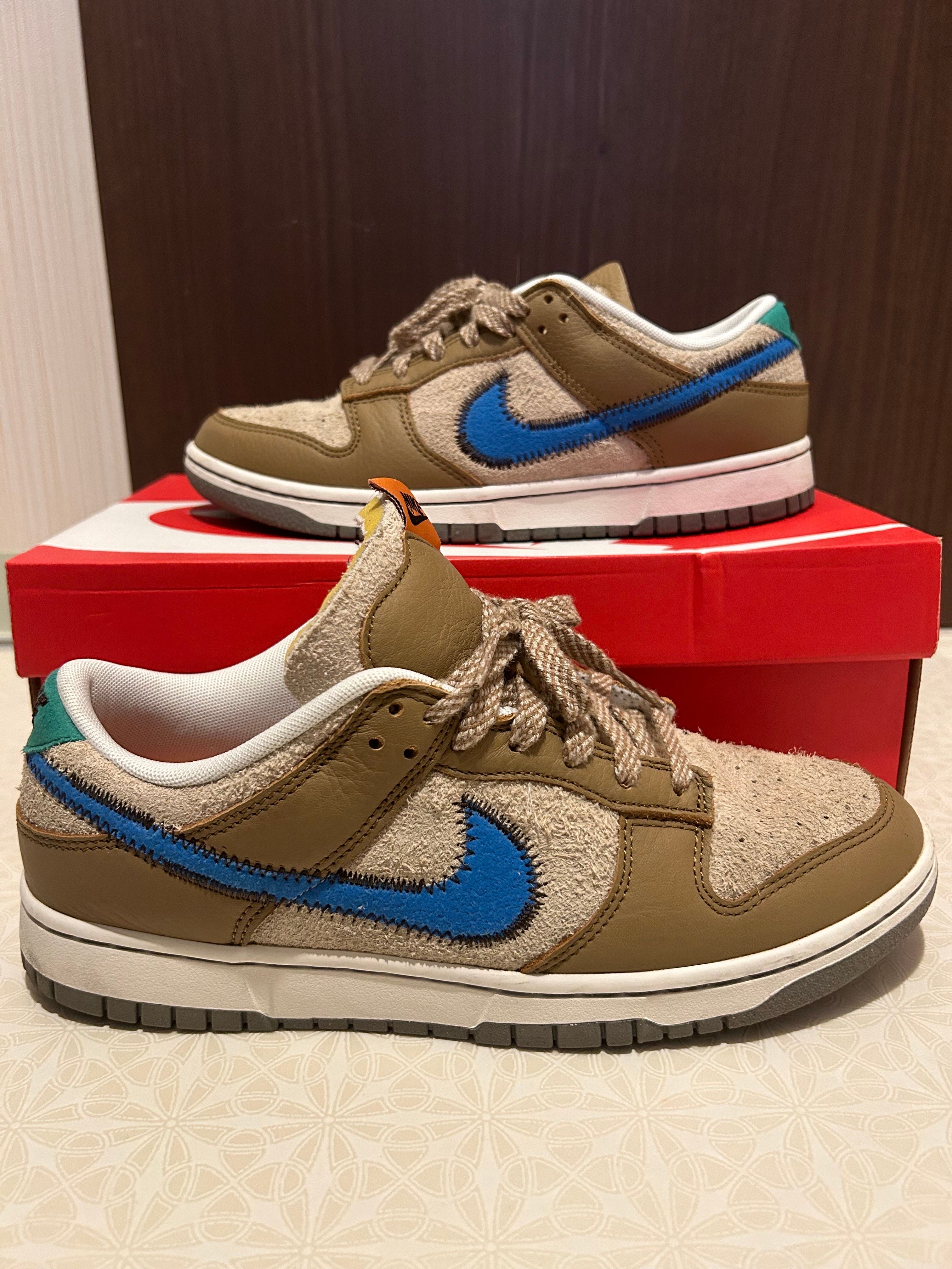 size? × Nike Dunk Low "Dark Driftwood/Photo BlueRattan"