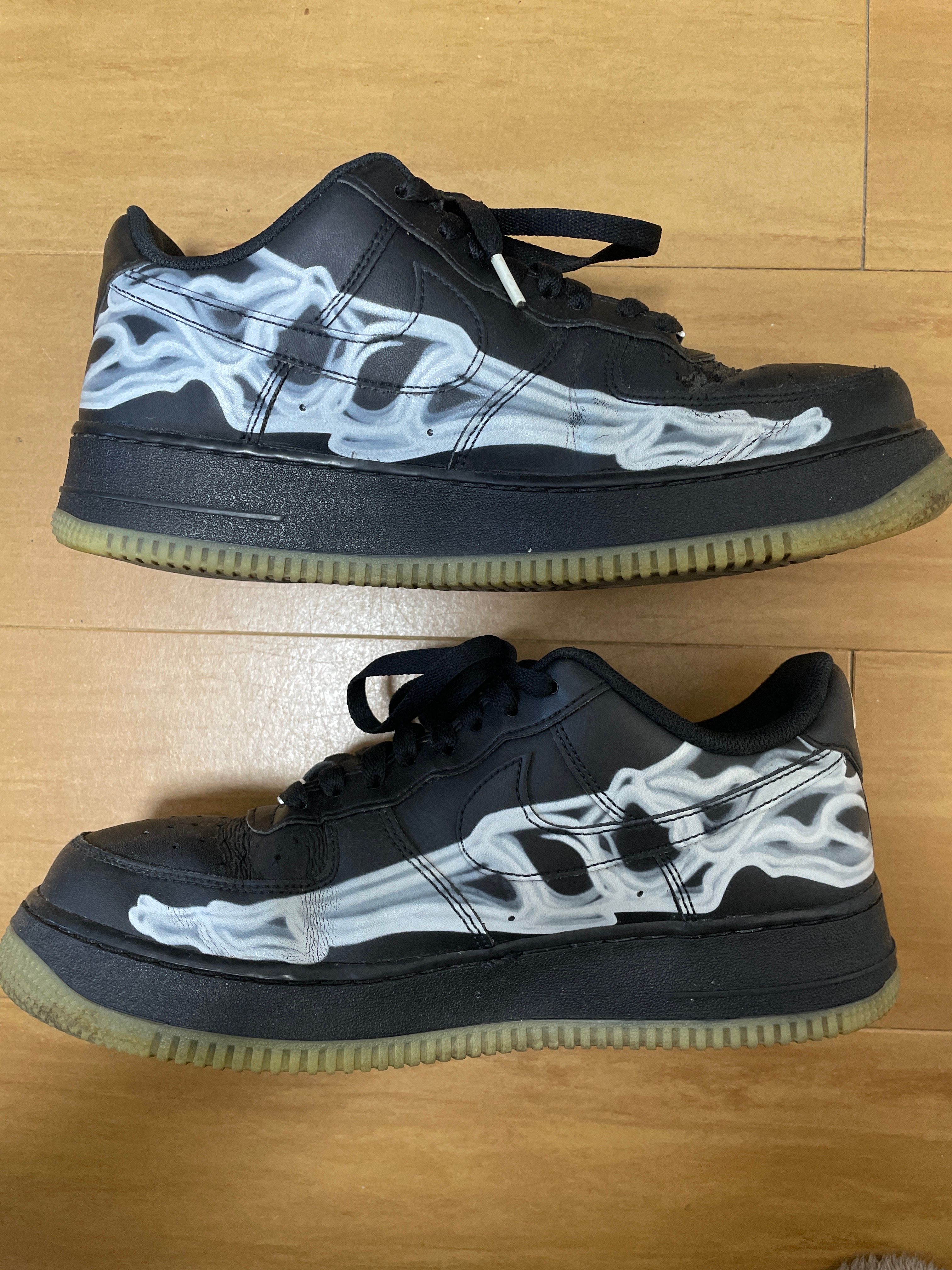 Nike Air Force 1 Low "Black Skeleton"