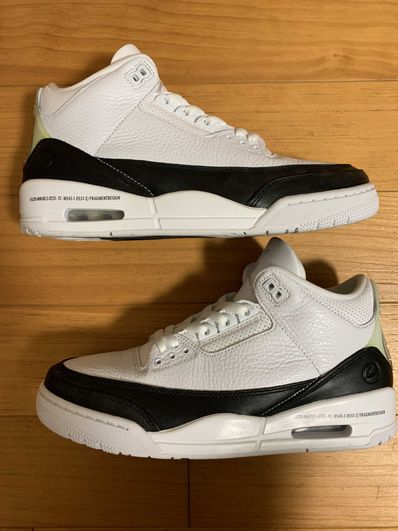 Fragment × Nike Air Jordan 3 "White/Black"