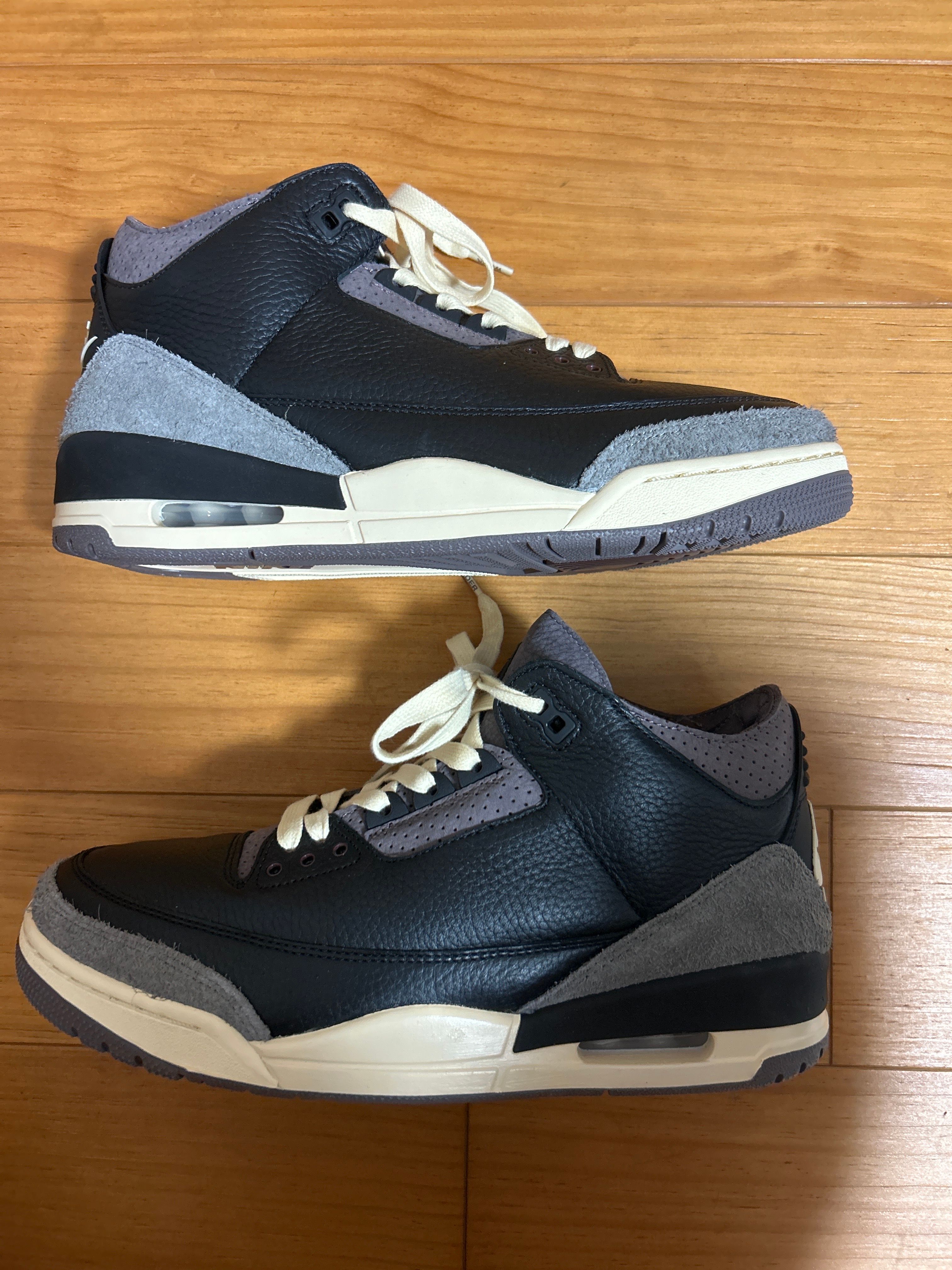 A Ma Maniere × Nike Women's Air Jordan 3 Retro OG SP "Black and Flat Pewter/WYWS"