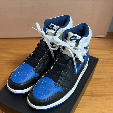 fragment design × UNION × Nike Air Jordan 1 High OG "Sport Royal"