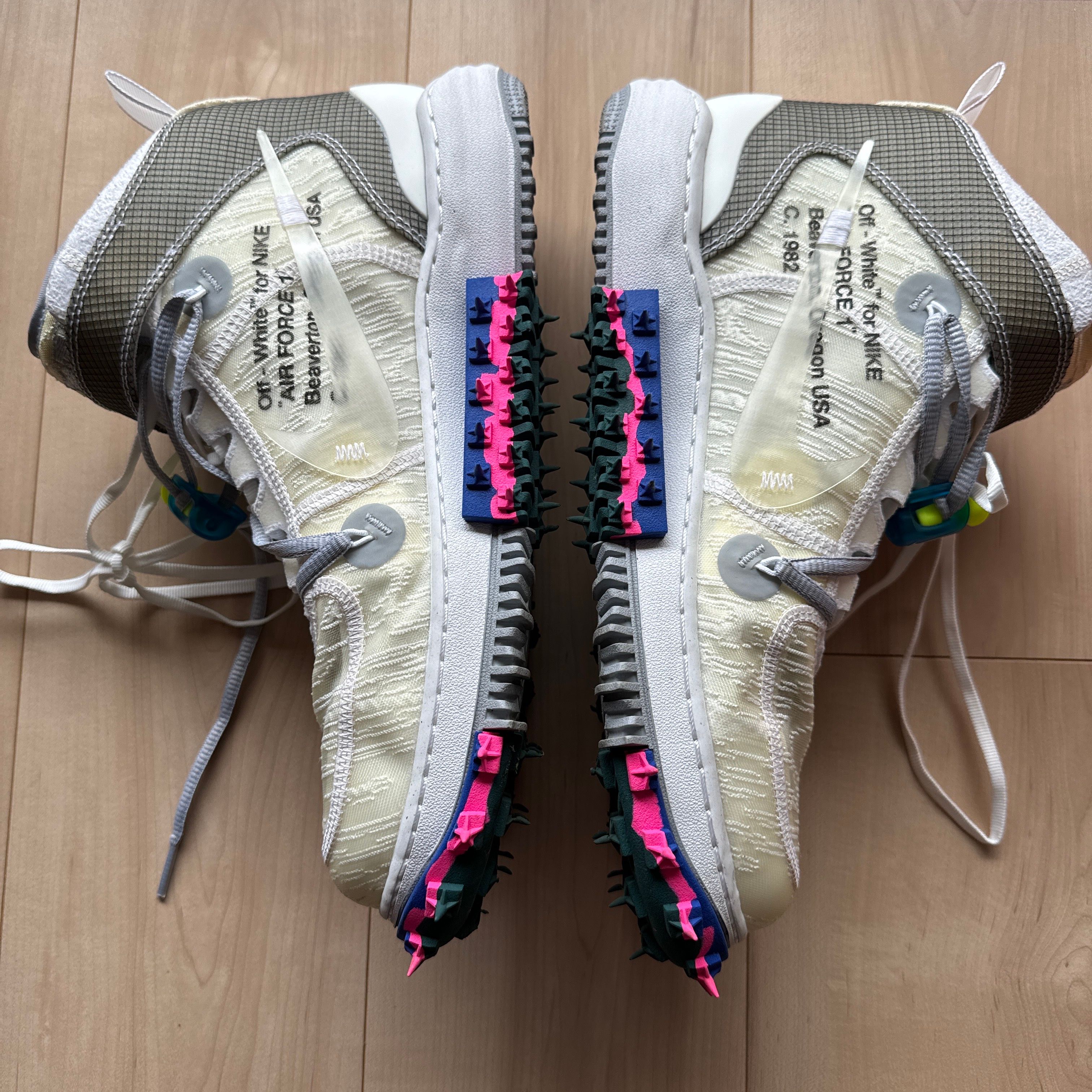 Off-White × Nike Air Force 1 Mid "White"