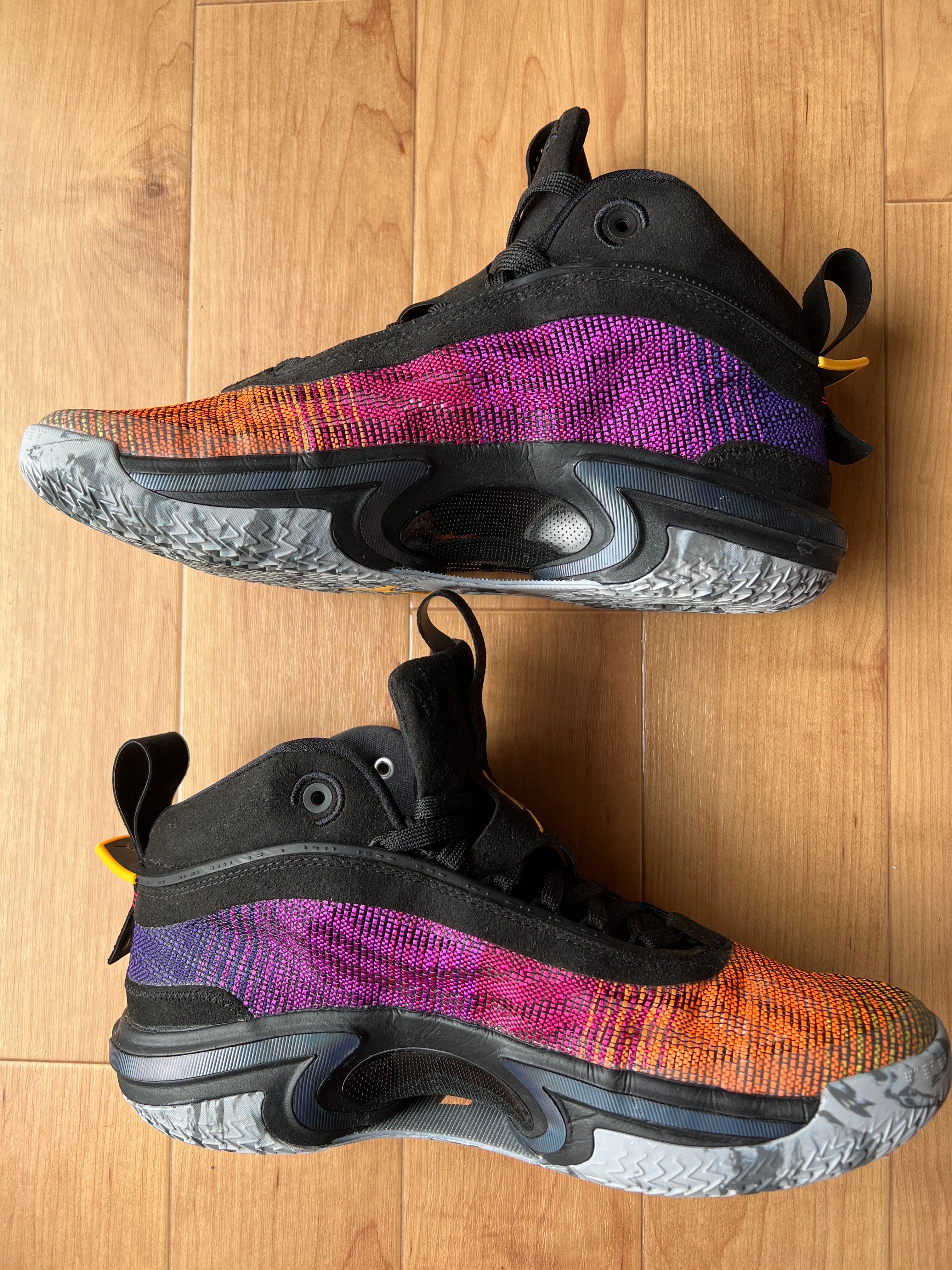 Nike Air Jordan 36 "Black/Deadly Pink/Court Purple/Laser Orange"