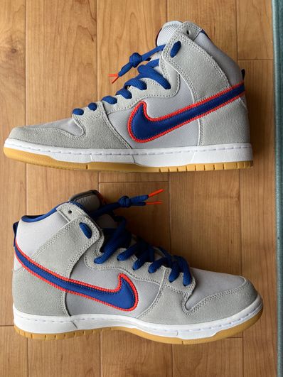 Nike SB Dunk High "Rush Blue and Team Orange/New York Mets"