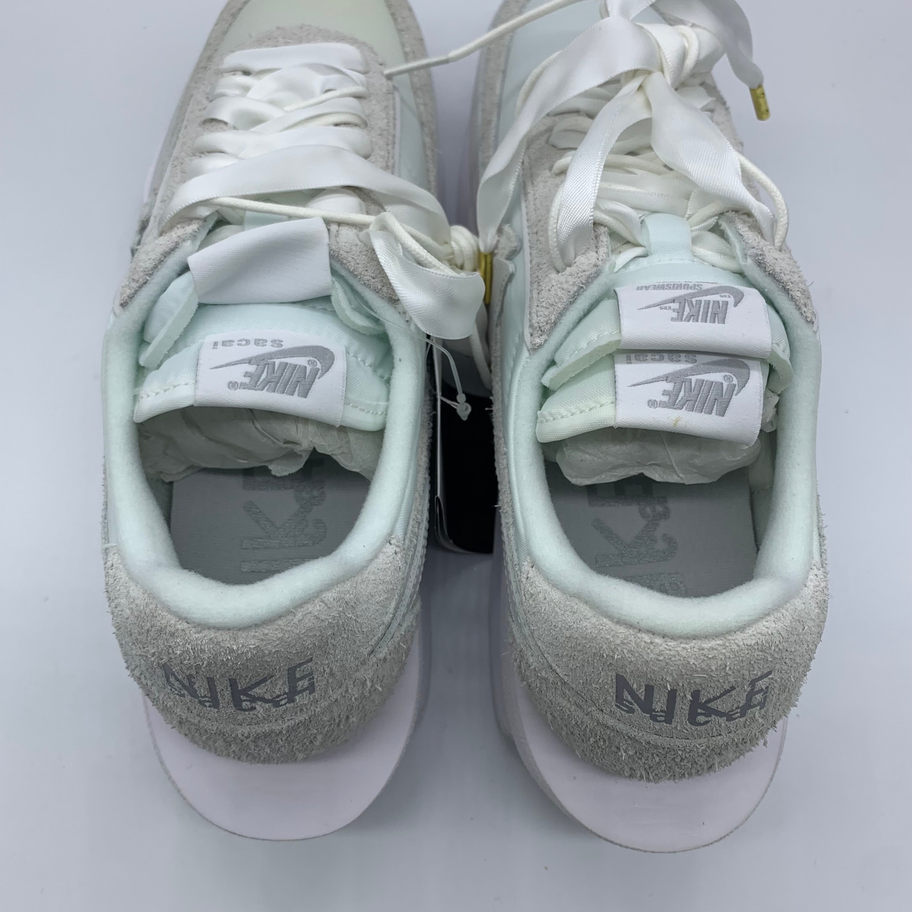 sacai × Nike LDV Waffle "Triple White"