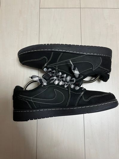 Travis Scott × Nike Air Jordan 1 Low OG SP "Black Phantom"