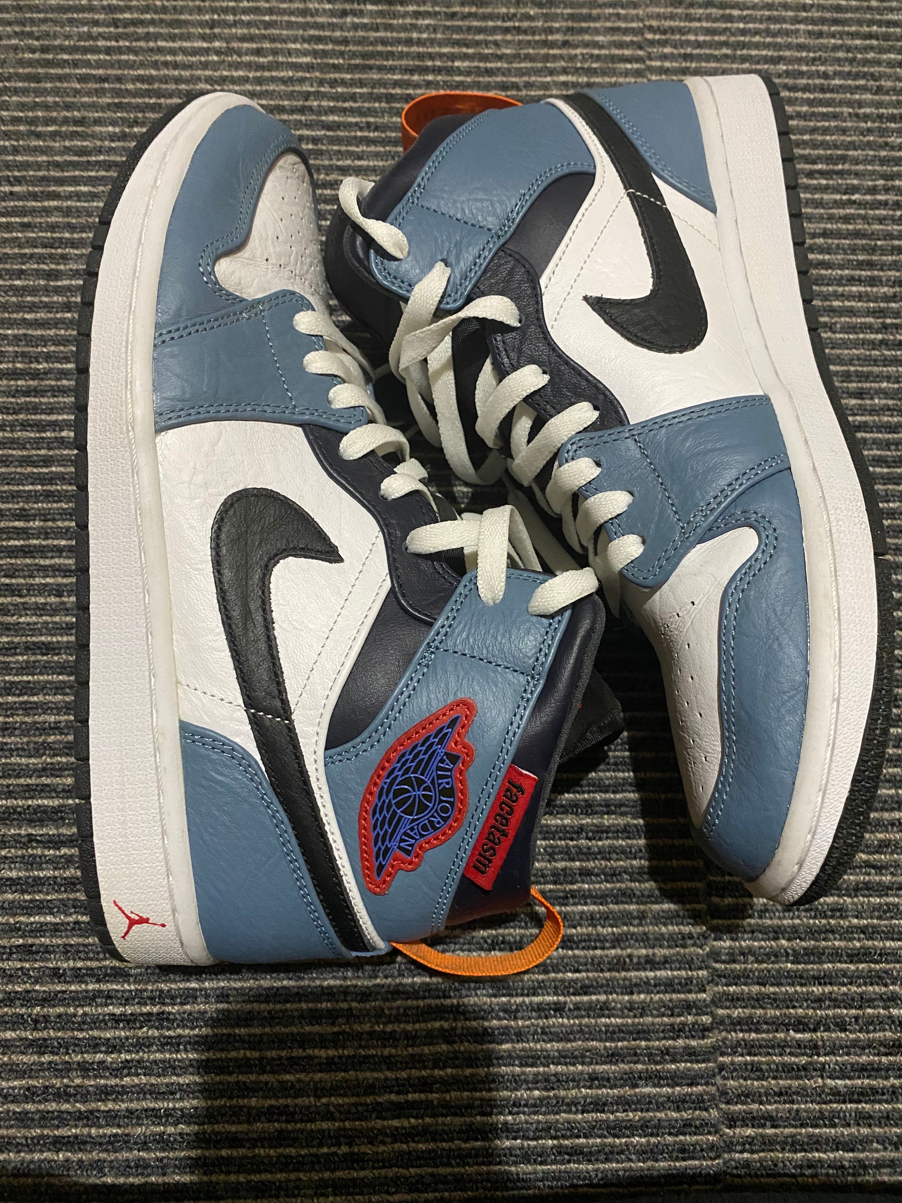 FACETASM × Nike Air Jordan 1 Mid "White/Navy"