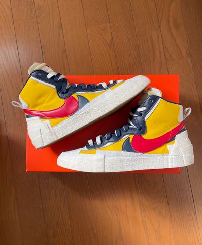 sacai × Nike Blazer Mid "Varsity Maize/Varsity Red"