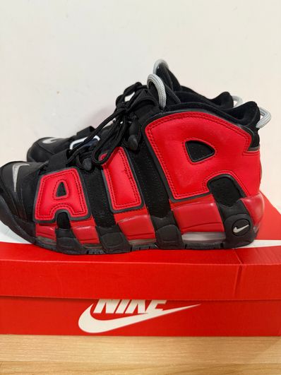 Nike Air More Uptempo '96 "Black and University Red"