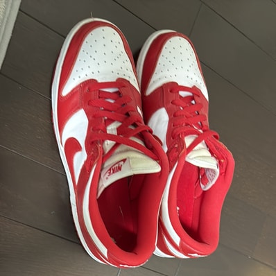 Nike Dunk Low SP "White and University Red"