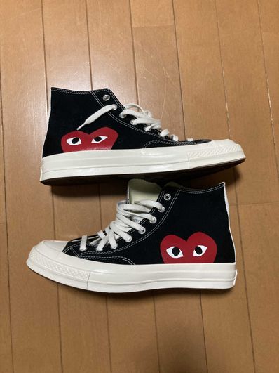 PLAY COMME des GARCONS × Converse All Star Hi "Black"