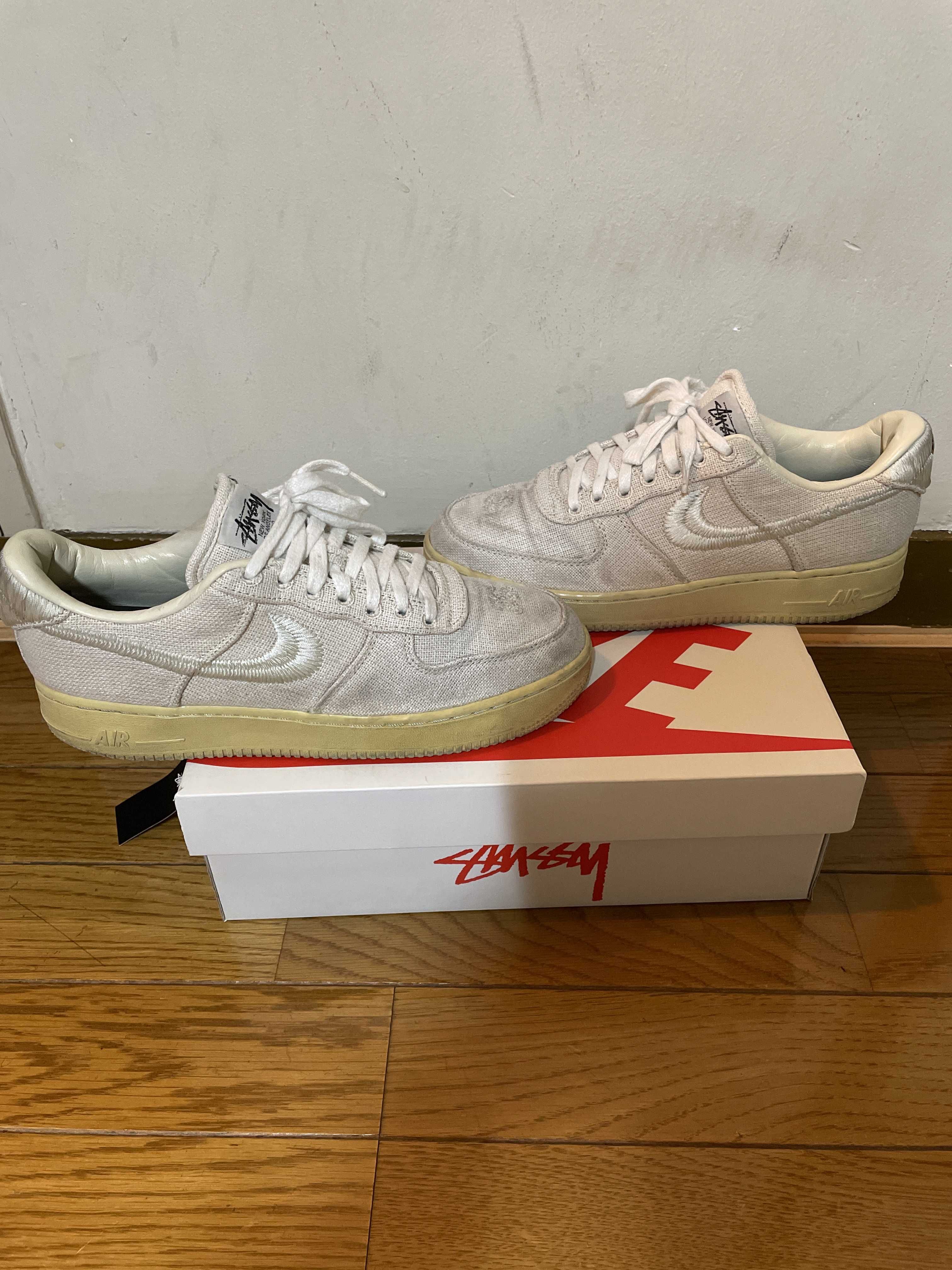 Stussy × Nike Air Force 1 Low "Fossil Stone"