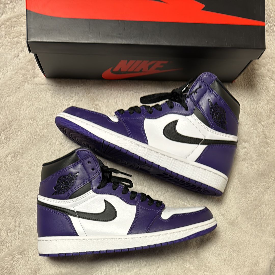 Nike Air Jordan 1 Retro High OG "Court Purple White/Black" (2020)   