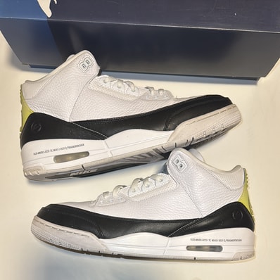 Fragment × Nike Air Jordan 3 "White/Black"
