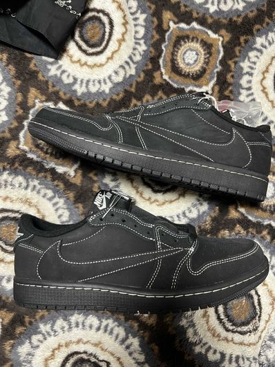 Travis Scott × Nike Air Jordan 1 Low OG SP "Black Phantom"