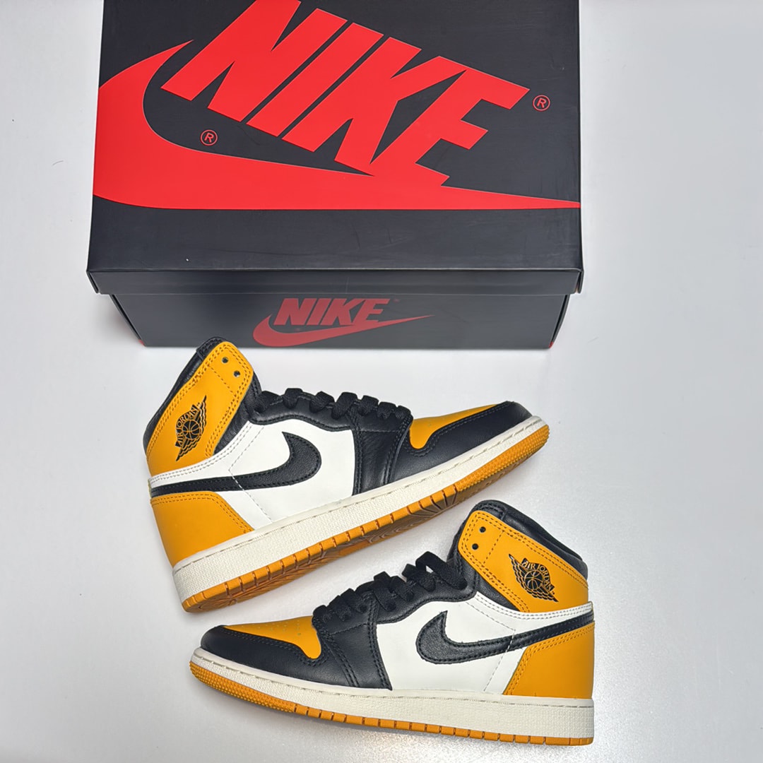 ナイキ GS エアジョーダン1 レトロ ハイ OG "タクシー"