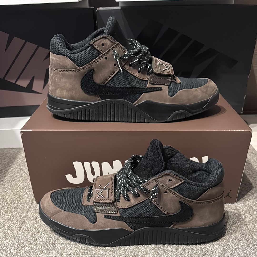 Travis Scott × Nike Jordan Jumpman Jack TR CJ1 T-Rexx "Black and Dark Mocha"