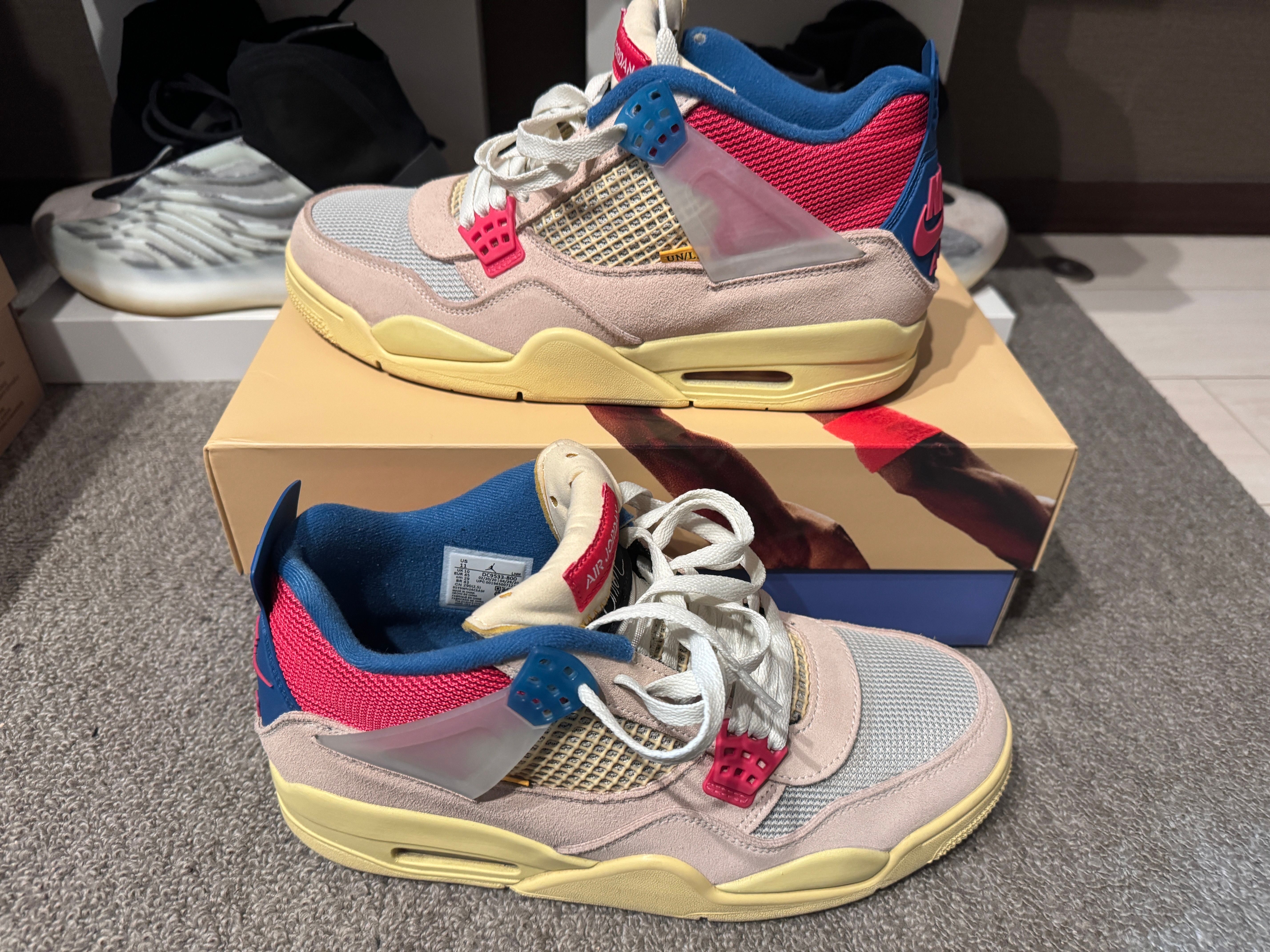 UNION × Nike Air Jordan 4 SP "Guava Ice/Light Fusion Red"