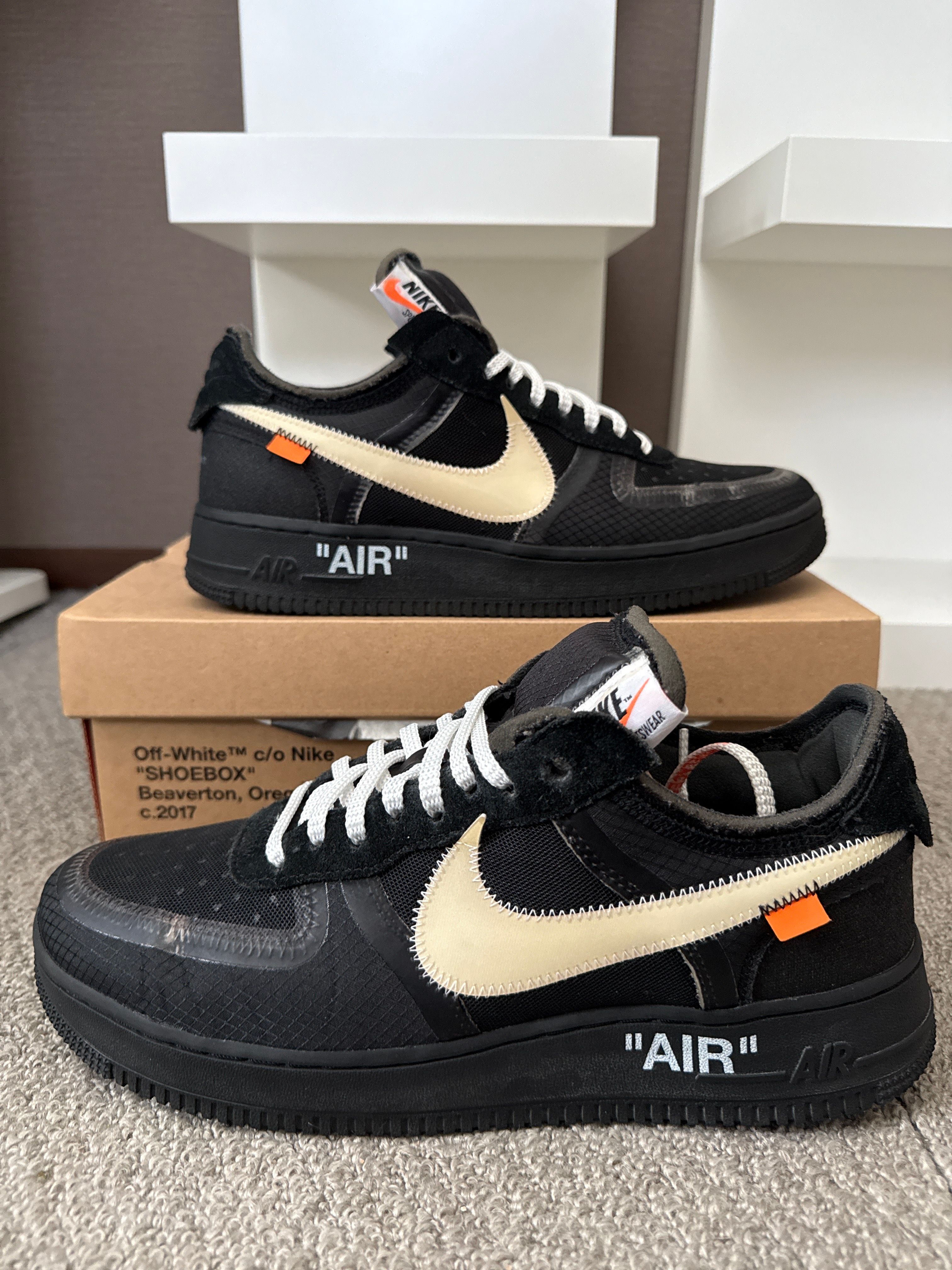 Off-White × Nike Air Force 1 Low "Black"