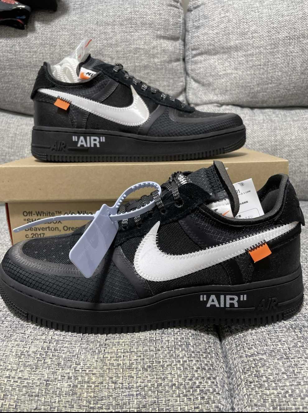Off-White × Nike Air Force 1 Low "Black"