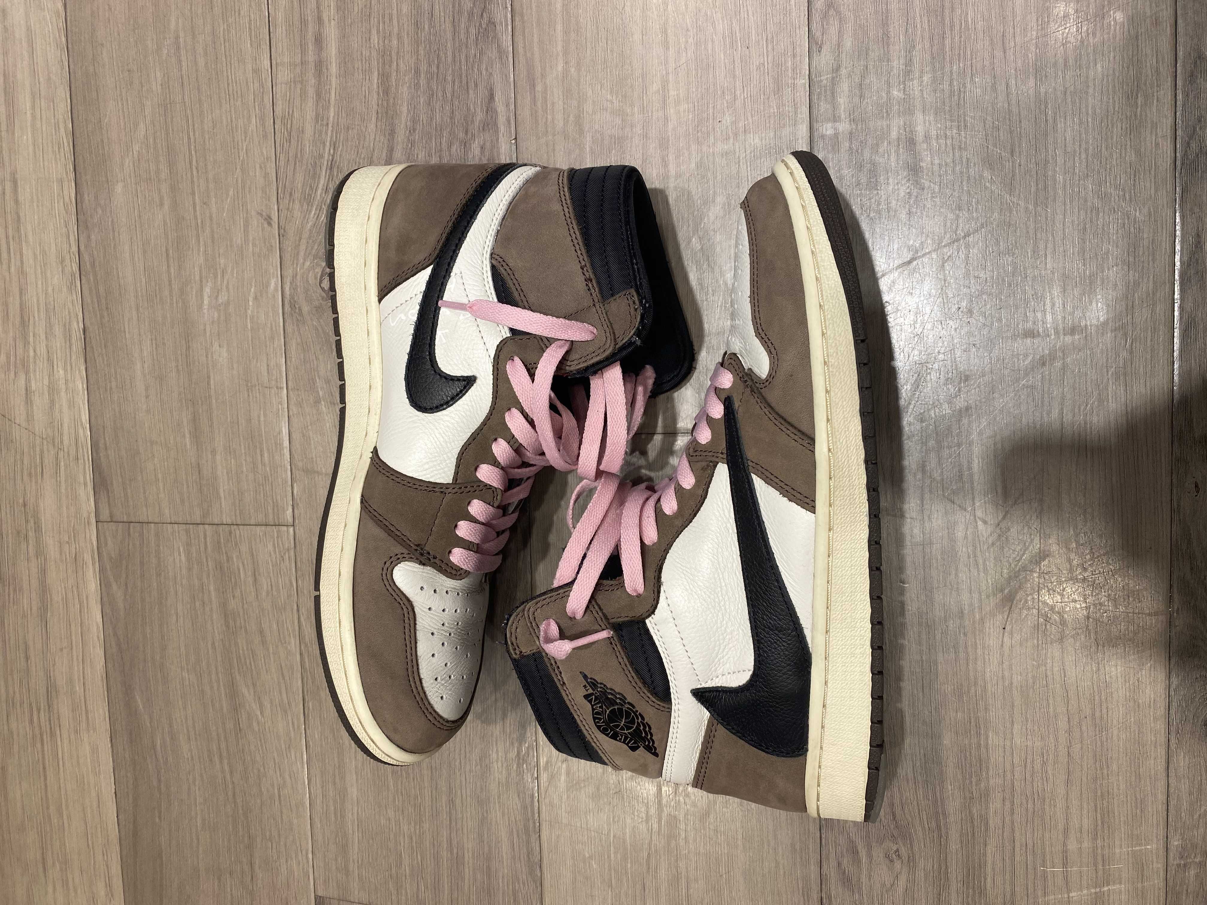 Travis Scott × Nike Air Jordan 1 Retro High OG TS SP "Sail/Dark Mocha"