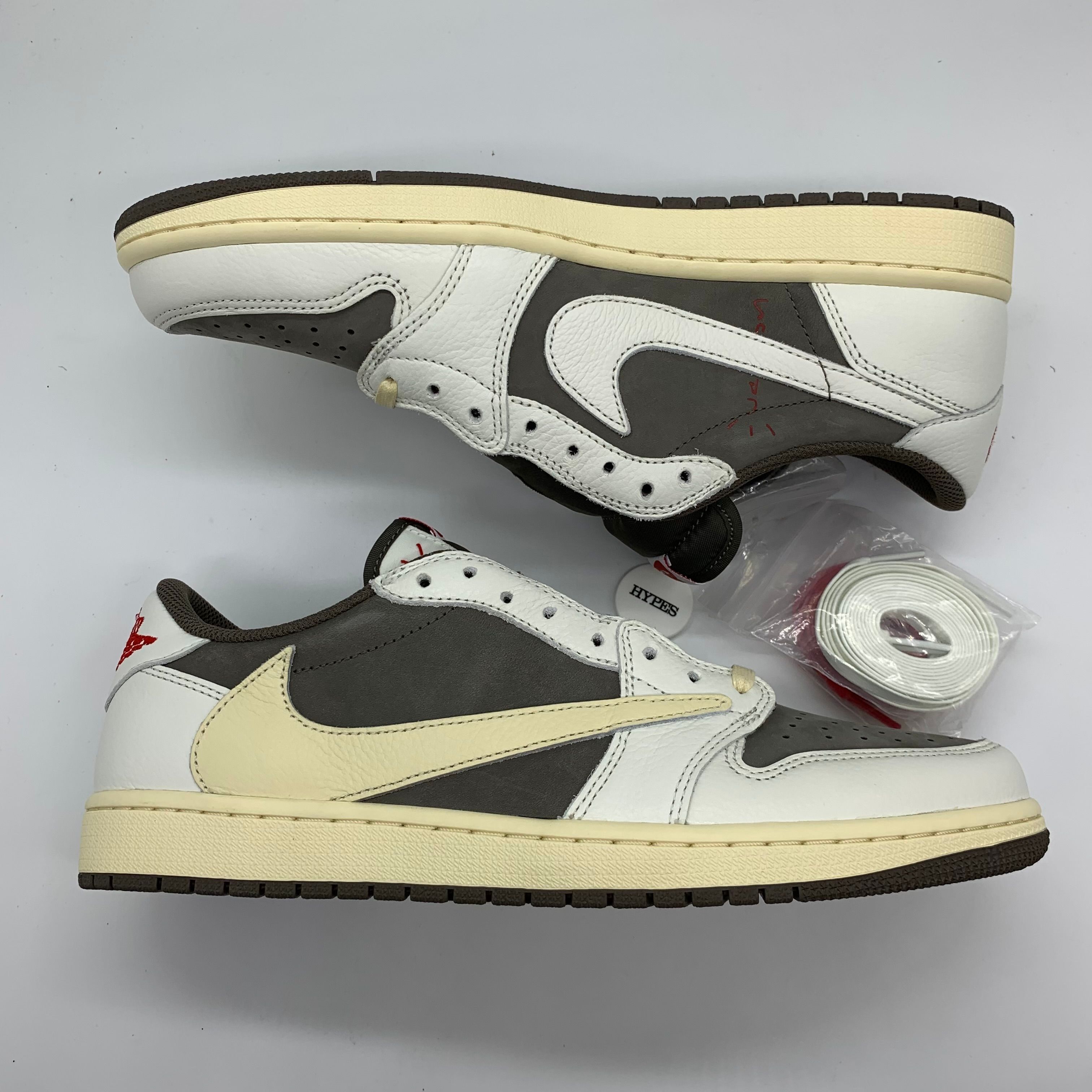 Travis Scott × Nike Air Jordan 1 Low OG SP "Reverse Mocha/Sail and Ridgerock"