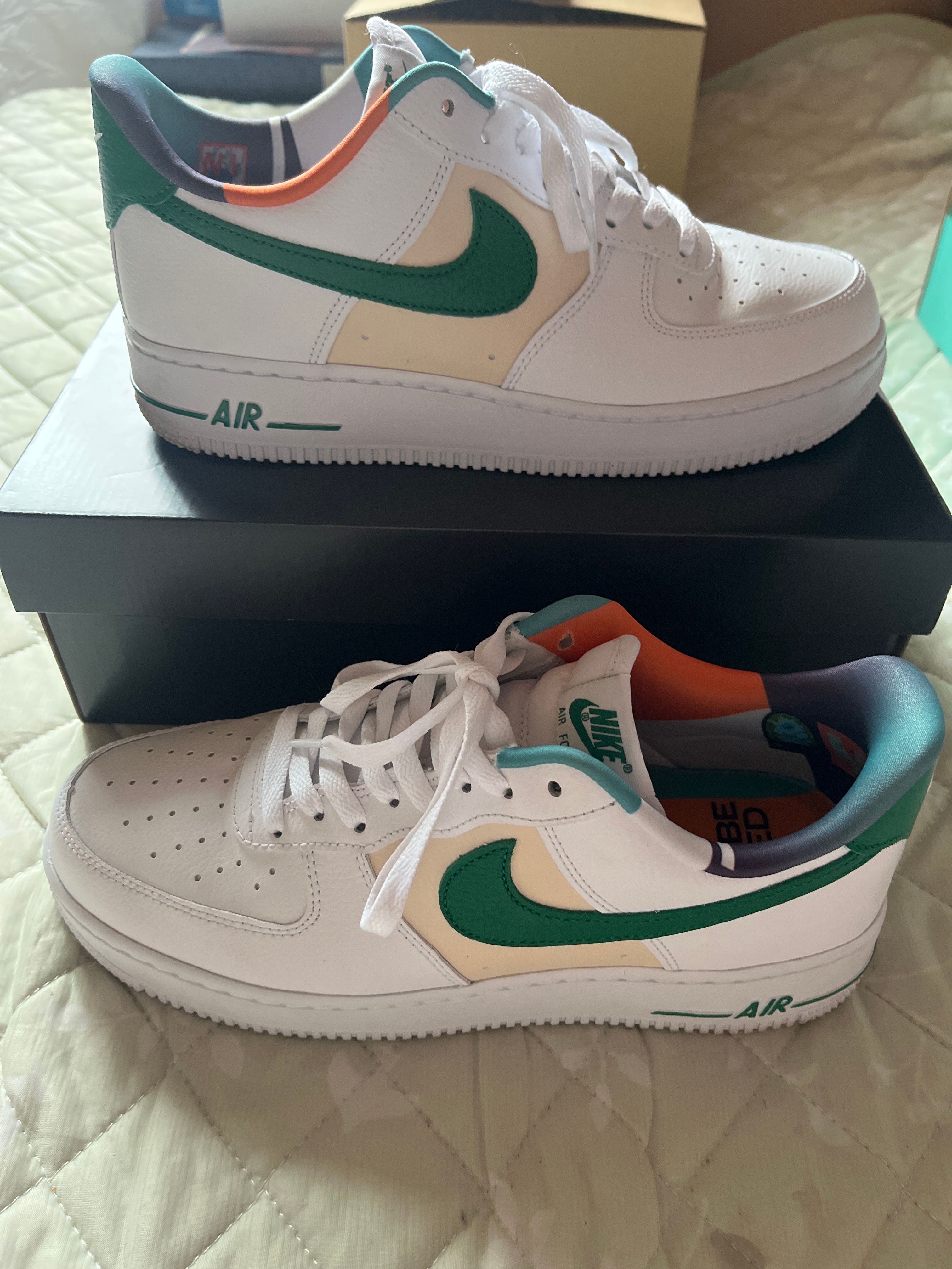 Nike Air Force 1 Low ’07 LV8 EMB "White and Malachite"