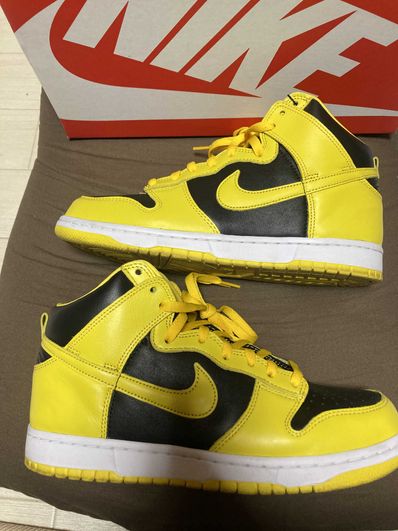 Nike Dunk High "Black/Varsity Maize"