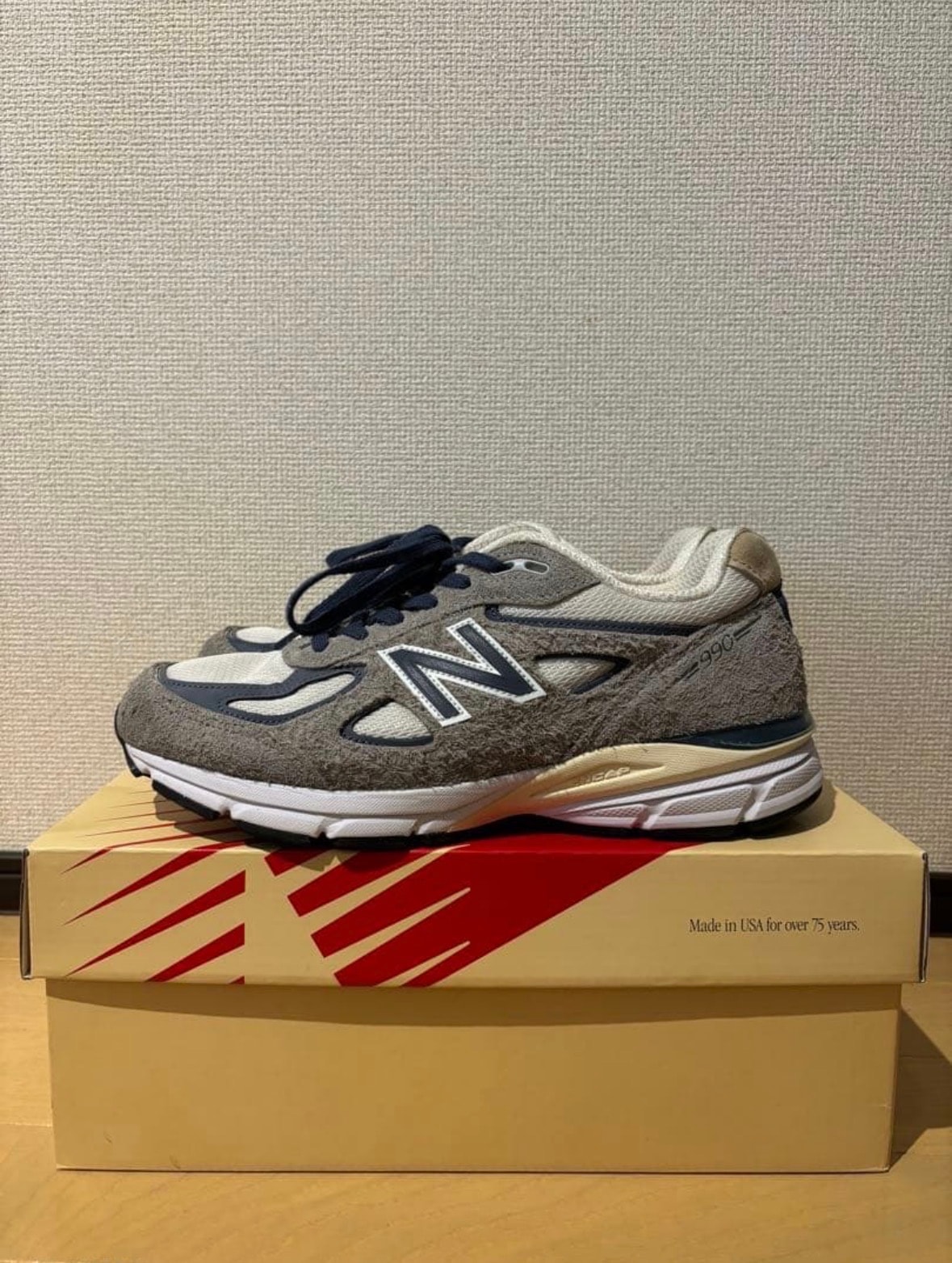 New Balance 990V4 "Gray/Slate Blue"