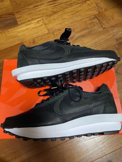 sacai × Nike LDV Waffle "Triple Black"
