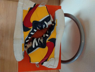 sacai × Nike Blazer Mid "Varsity Maize/Varsity Red"