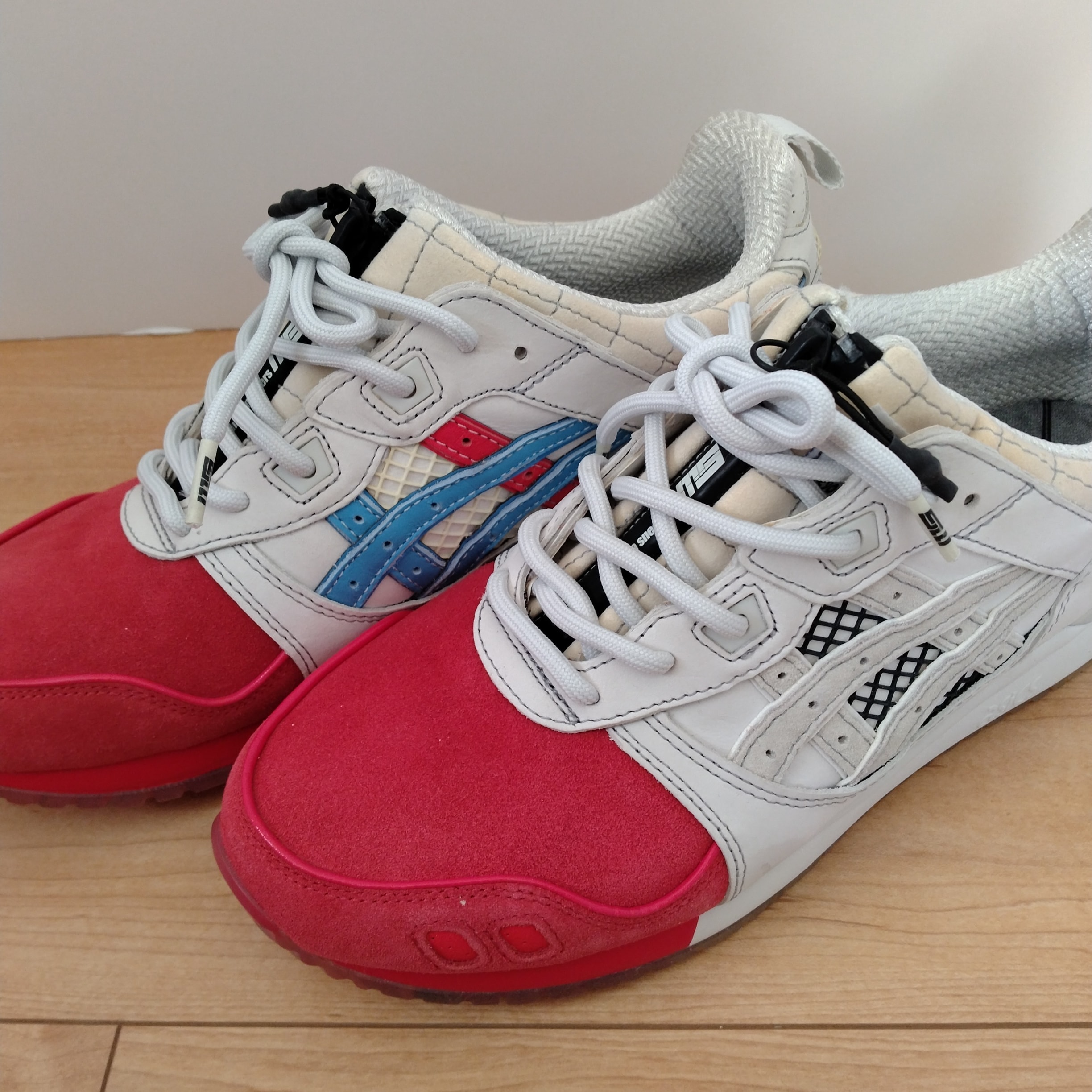 mita sneakers × Asics Gel-Lyte III 30th Anniversary "White/Red-Blue" 
