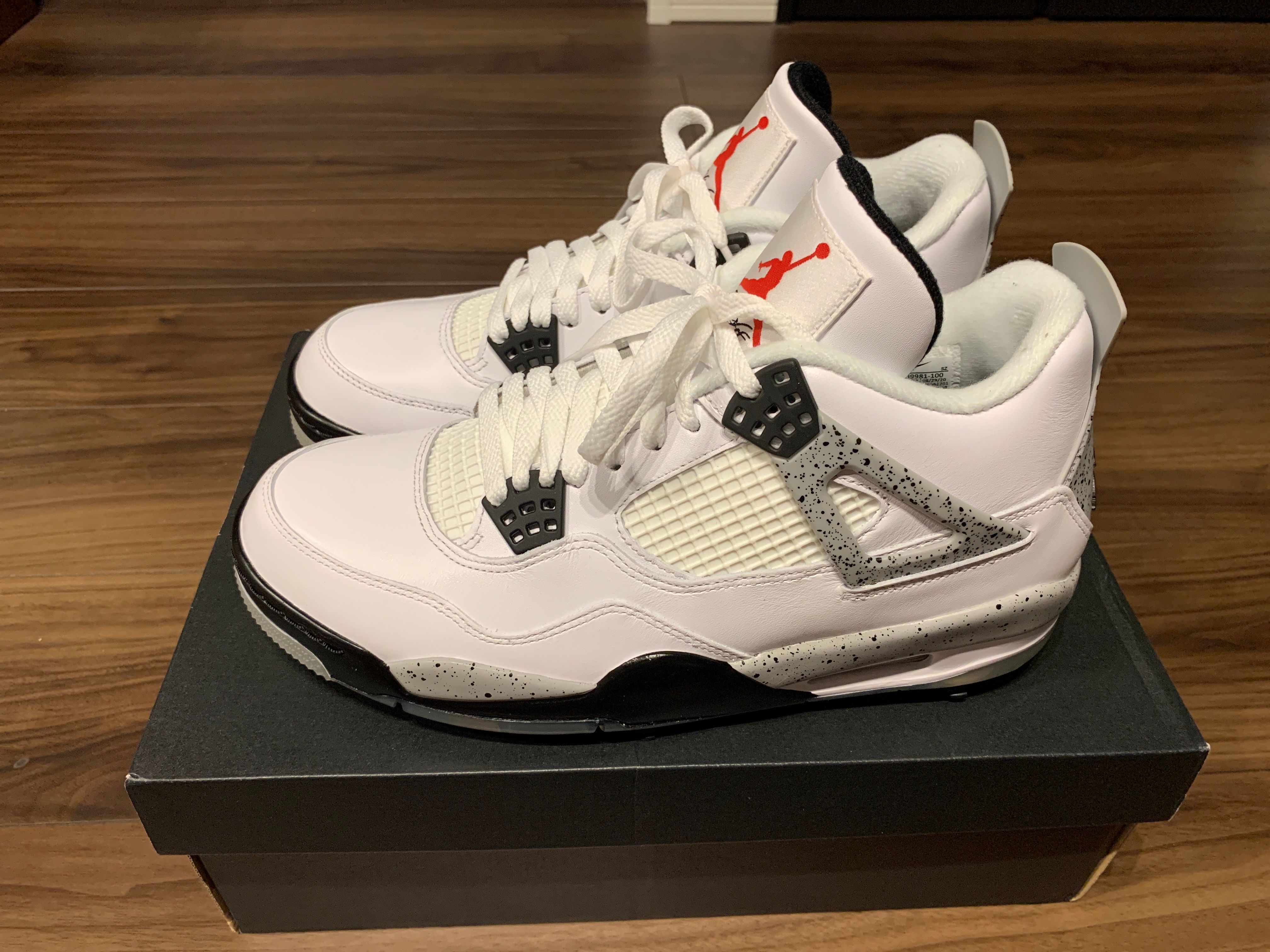 NIKE GOLF AIR JORDAN 4 "WHITE CEMENT"