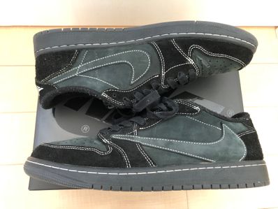Travis Scott × Nike Air Jordan 1 Low OG SP "Black Phantom"