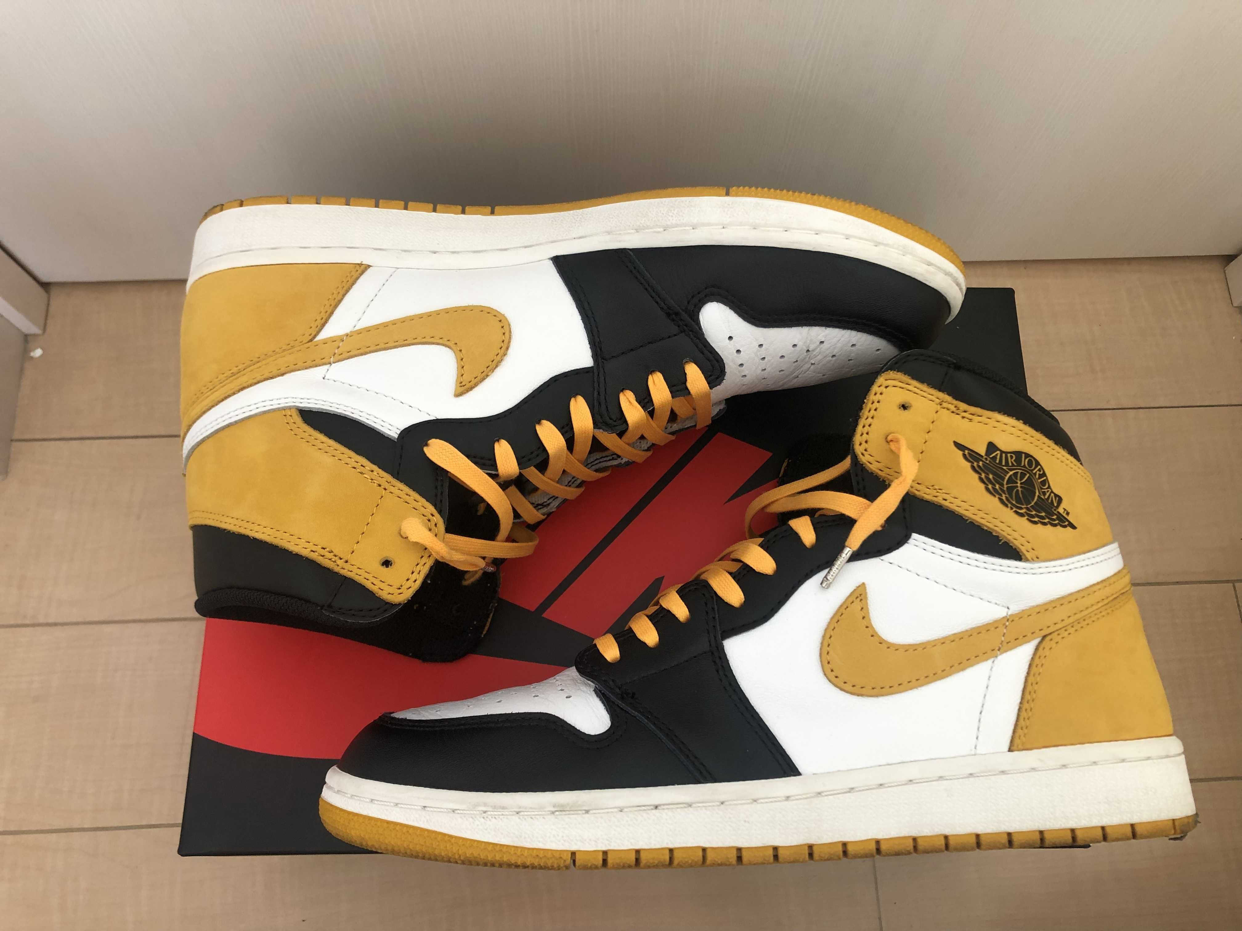 Nike Air Jordan 1 Retro High OG "Black Toe/Yellow Ochre"