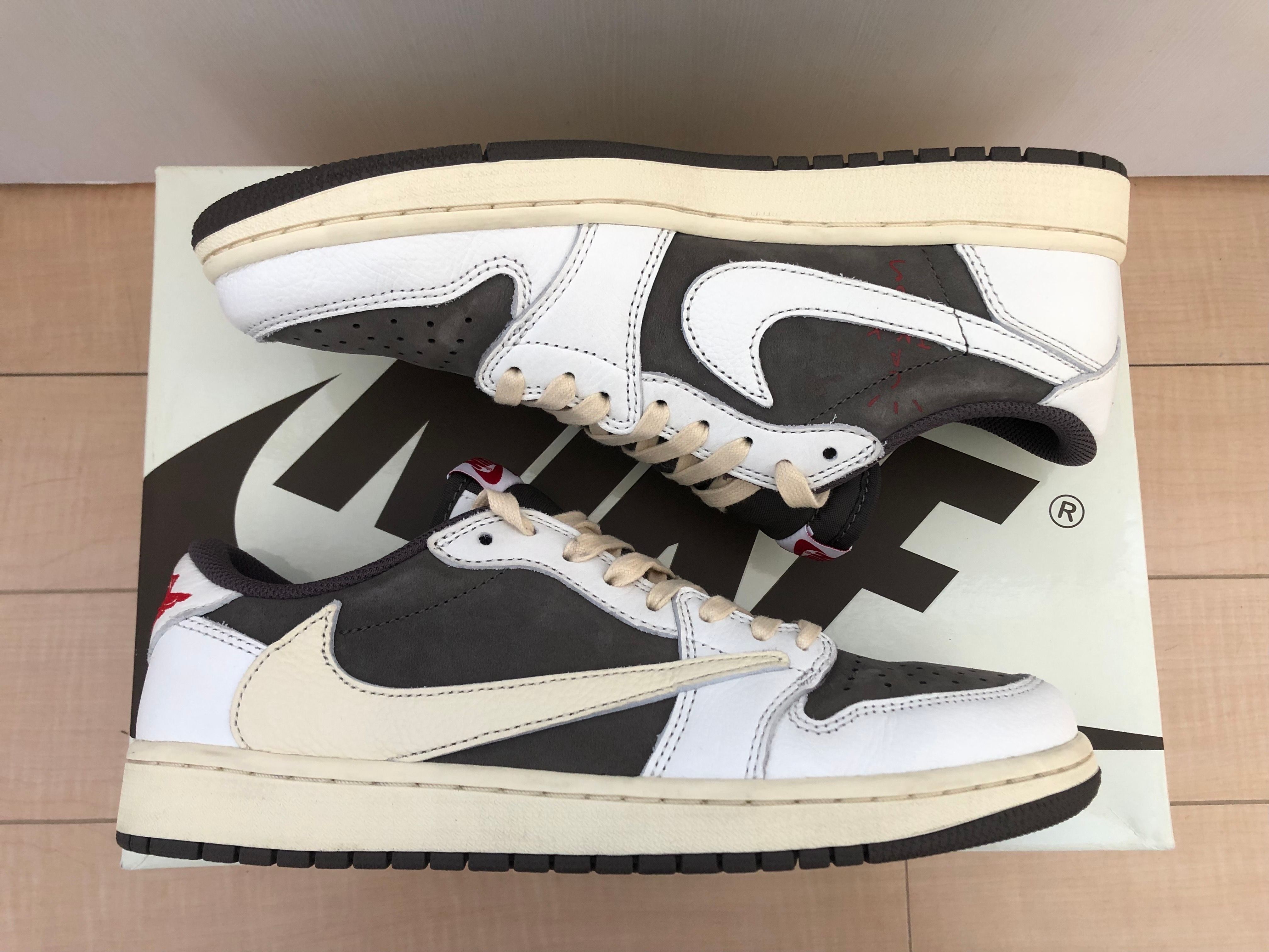 Travis Scott × Nike Air Jordan 1 Low OG SP "Reverse Mocha/Sail and Ridgerock"