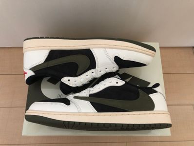 Travis Scott × Nike Women's Air Jordan 1 Low OG "Medium Olive"