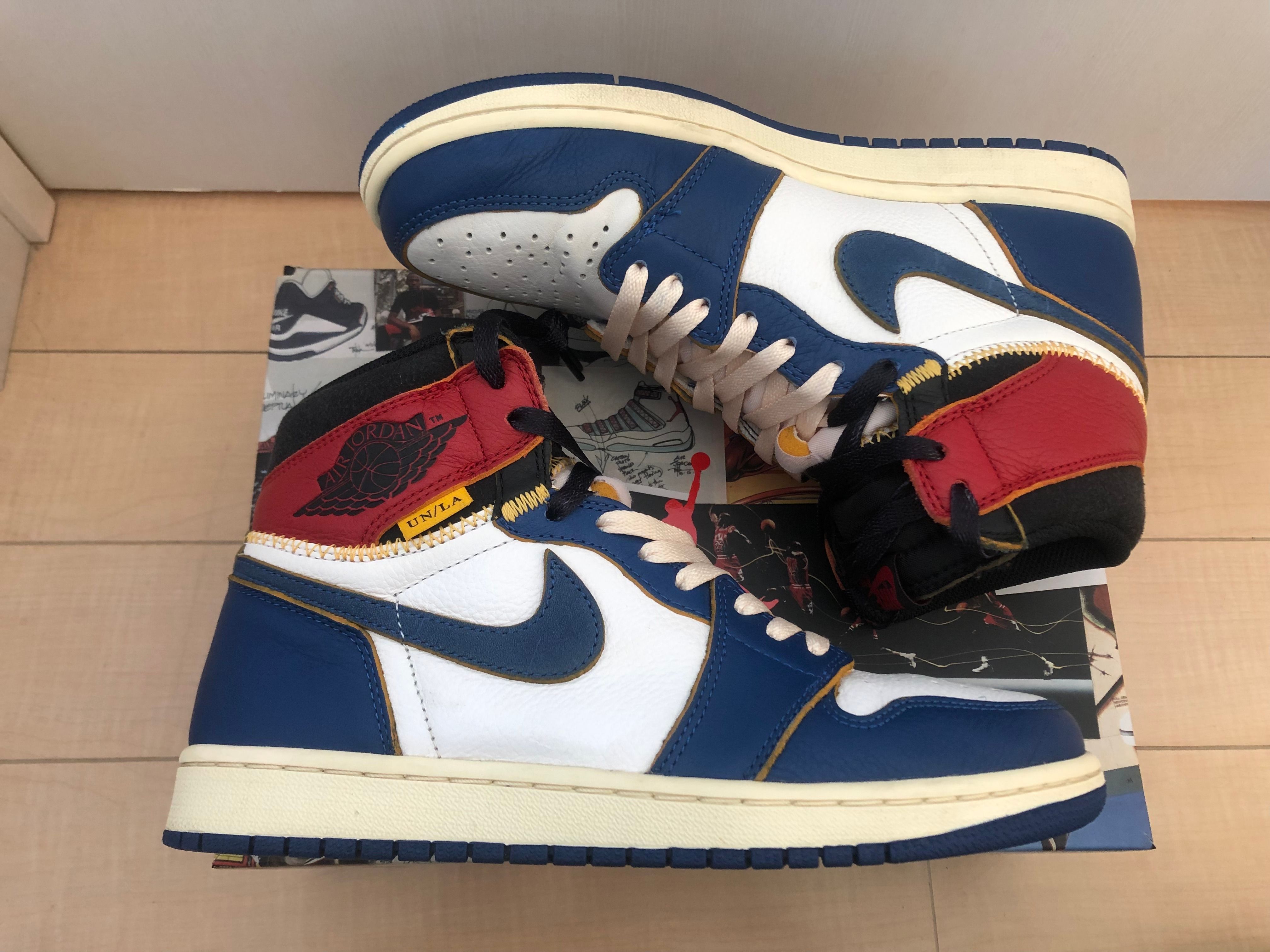 Union × Nike Air Jordan 1 Retro High OG NRG "Storm Blue/Varsity Red"