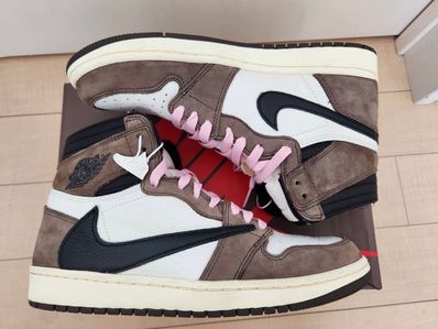 Travis Scott × Nike Air Jordan 1 Retro High OG TS SP "Sail/Dark Mocha"