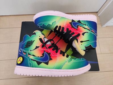 J Balvin × Nike Air Jordan 1 High OG "Rainbow"